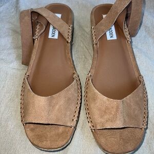 Steve Madden Brown Suede Sandals